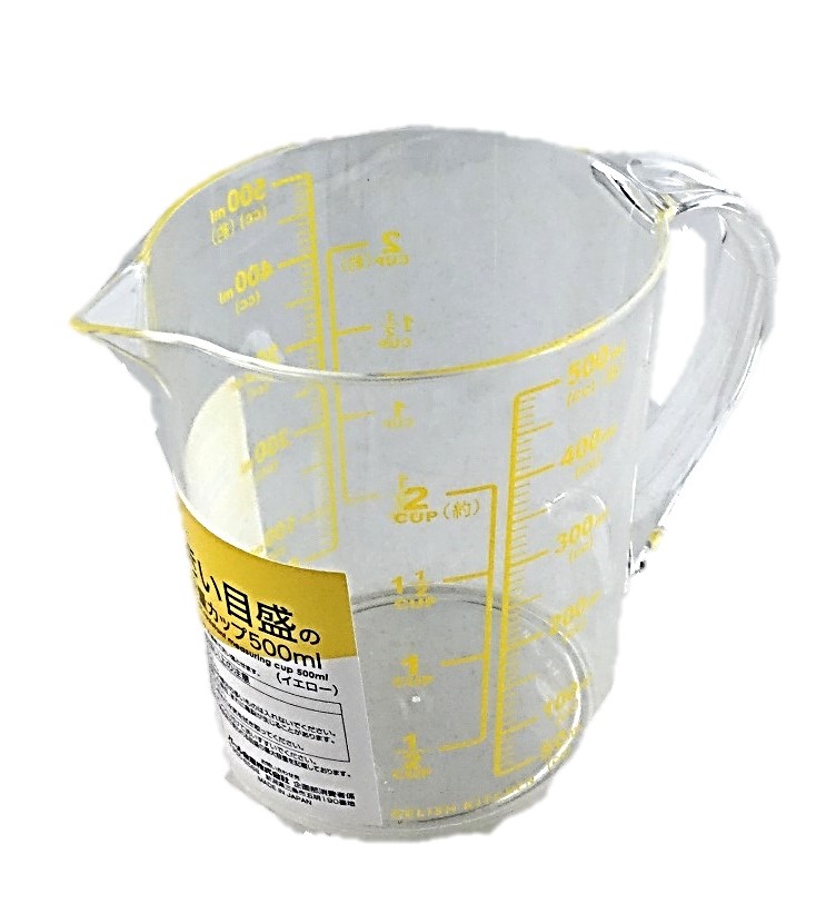 DK大きい目盛の耐熱計量カップY500m