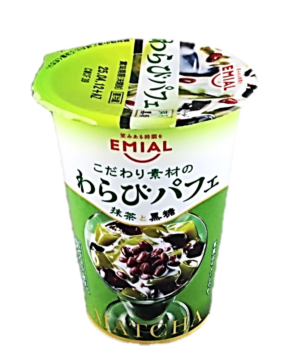 わらびパフェ 抹茶と黒糖190g EMI