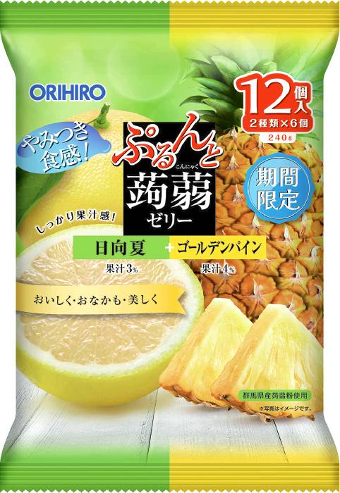 ぷるんと蒟蒻 日向夏＋パイン240g オ