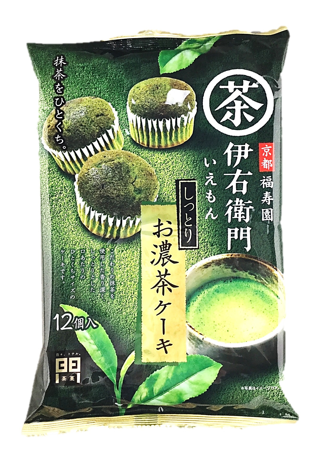 伊右衛門 お濃茶ケーキ     12個