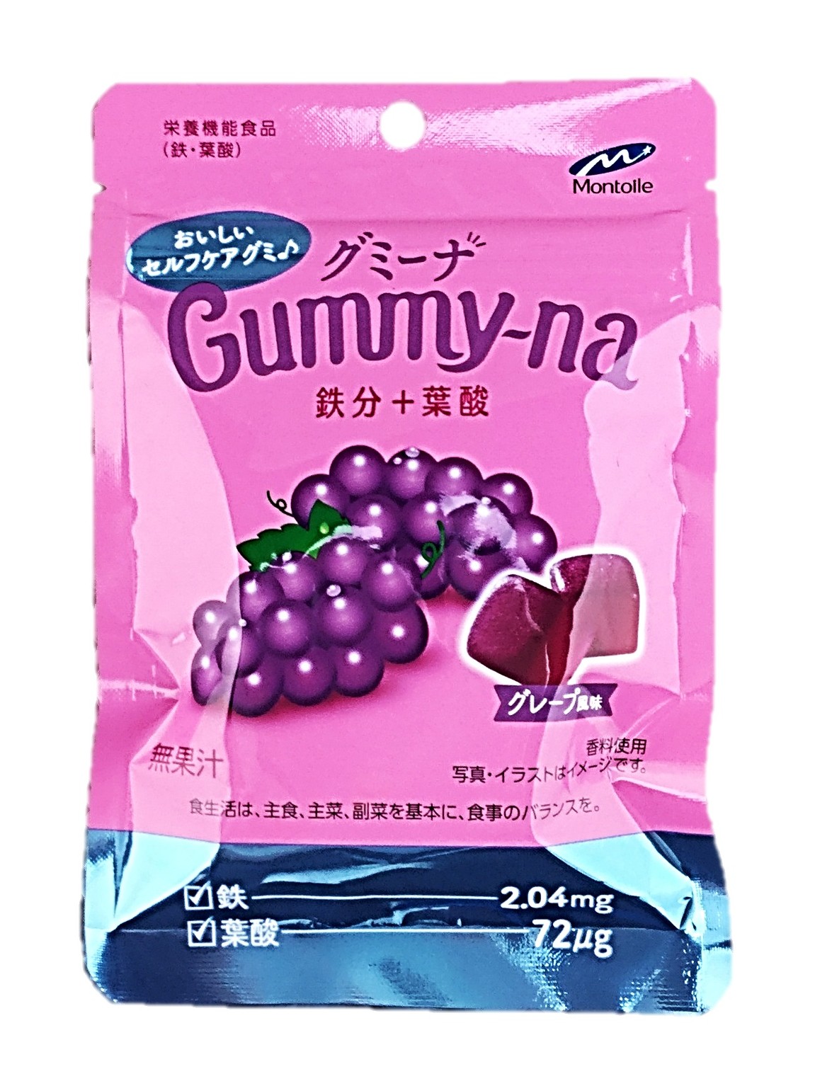 グミ―ナ 鉄分＋葉酸36g モントワール