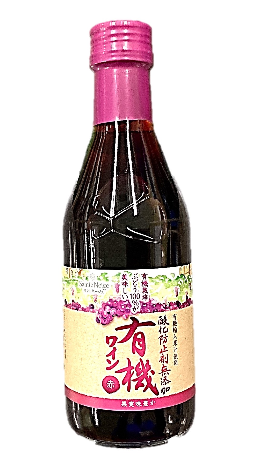 酸化防止剤無添加有機ワイン赤300ml