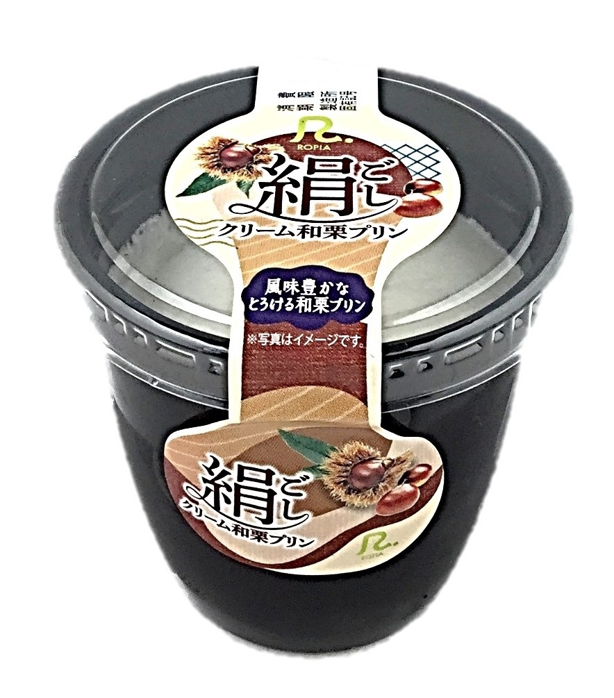 絹ごしクリーム和栗プリン1個 ロピア