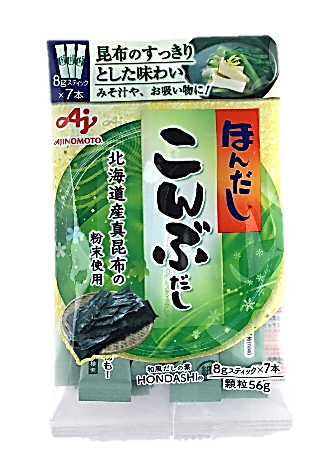 ほんだし こんぶだし スティック8g×7