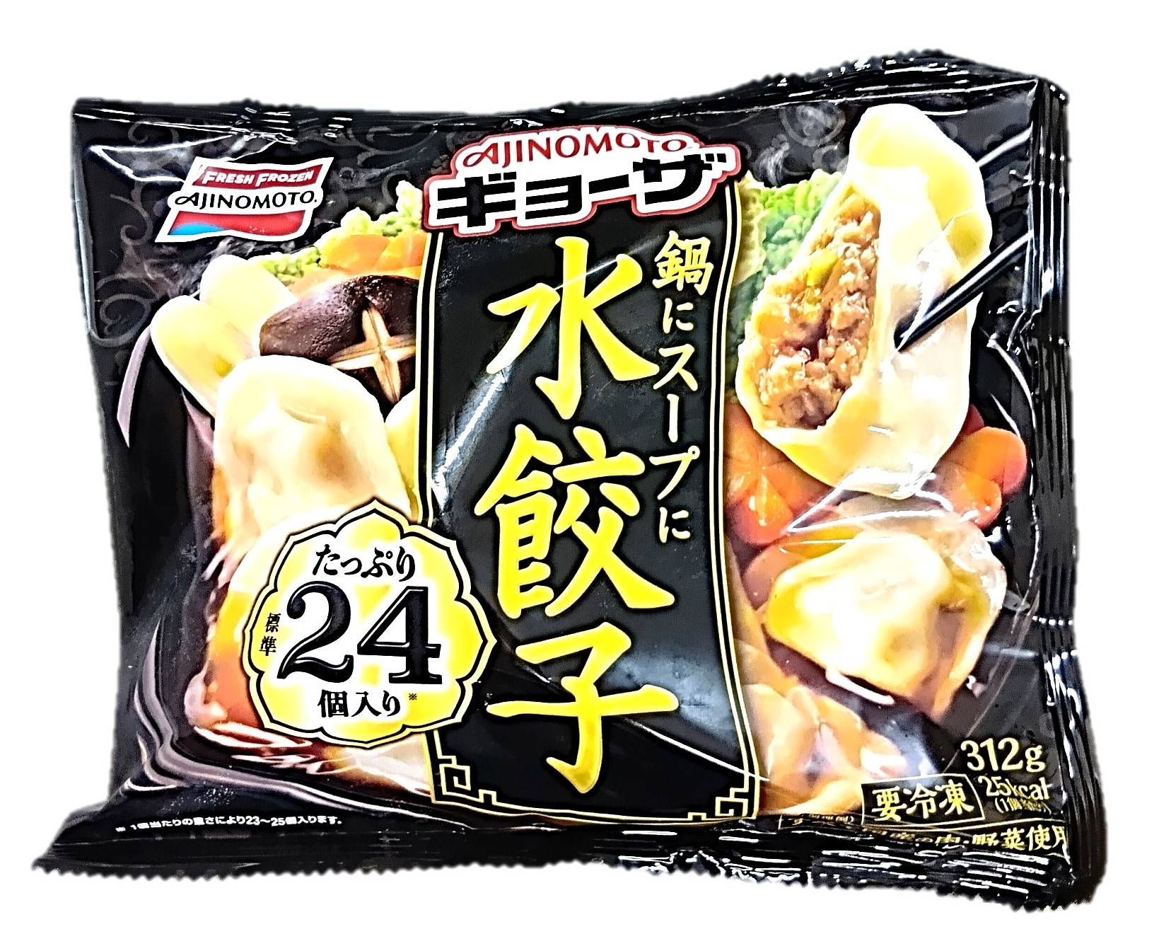 鍋にスープに水餃子24個 味の素