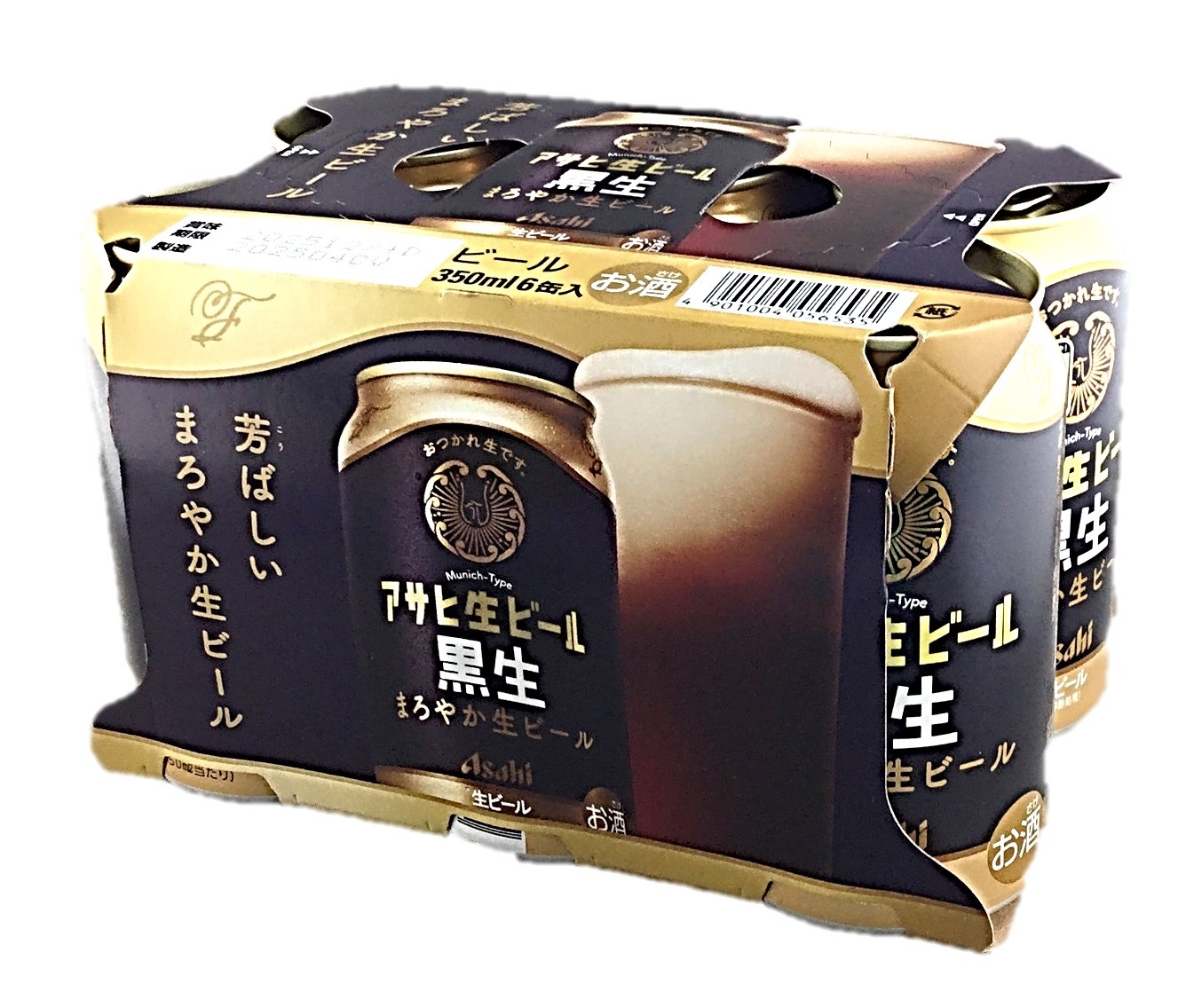アサヒ生ビール黒生350ml×6 アサヒ