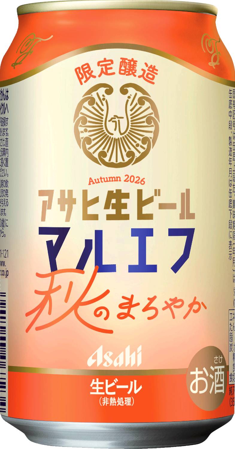アサヒ生ビール 秋のまろやか350ml