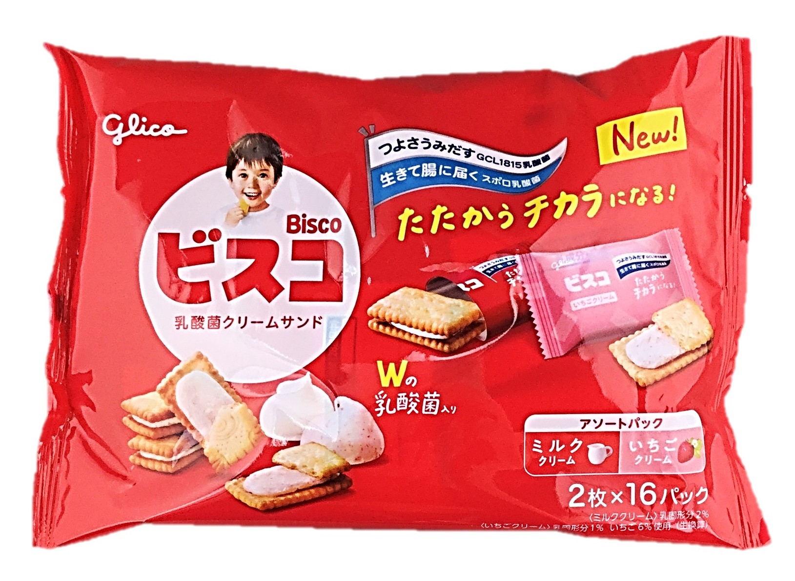 ビスコ大袋<アソートパック>32枚 江崎