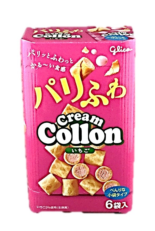クリームコロン<いちご>6袋 江崎グリコ