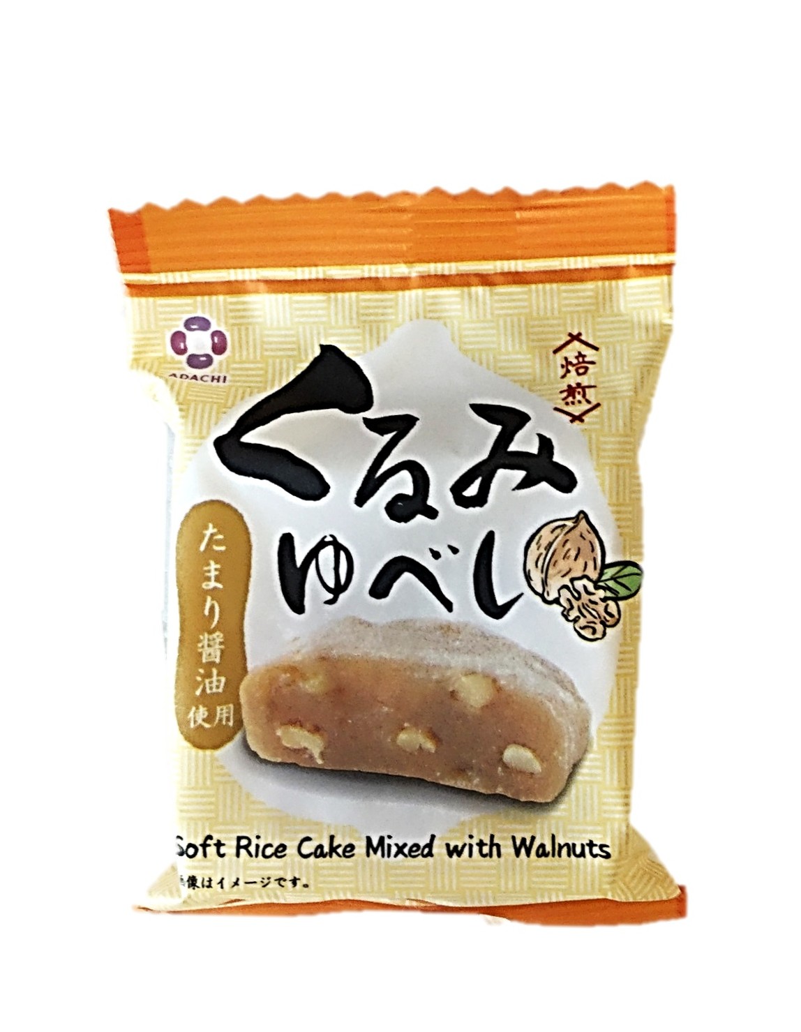 くるみゆべし1個 アダチ製菓