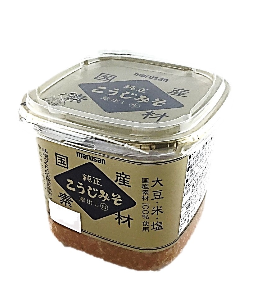国産純正こうじみそ 蔵出し生500g マ