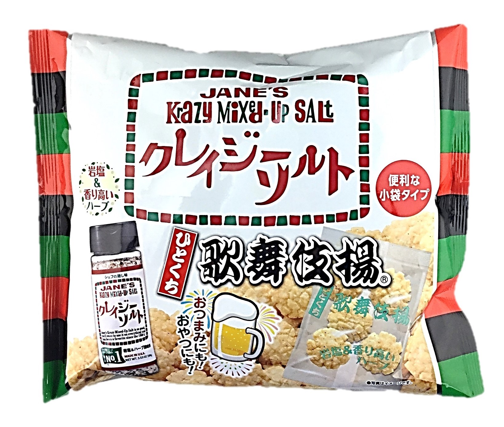 ひとくち歌舞伎揚クレイジーソルト味80g