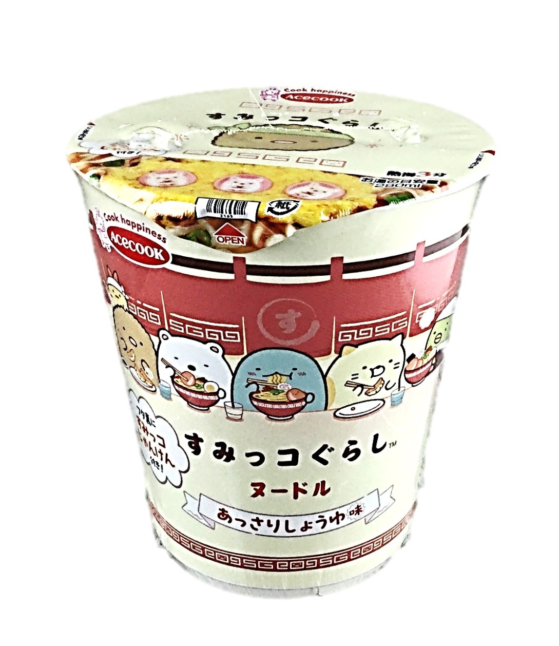 すみっコぐらしヌードルあっさりしょうゆ味