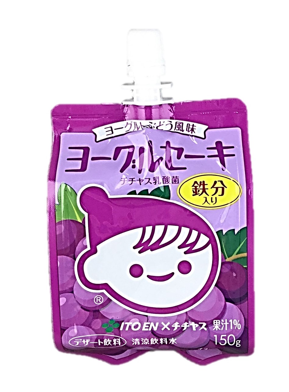 ヨーグルセーキぶどう風味パウチ150g