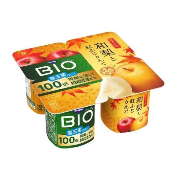 ビオ 和梨と紅ふじりんご75g×4 ダノ