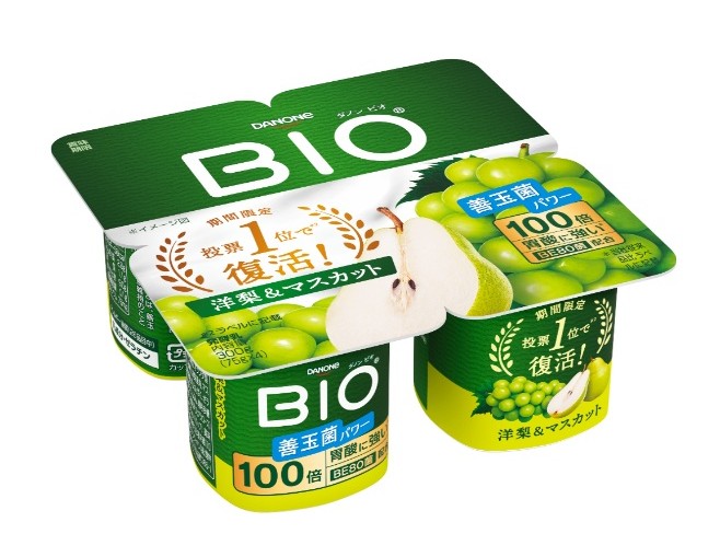 ビオ 洋梨&マスカット75g×4 ダノン