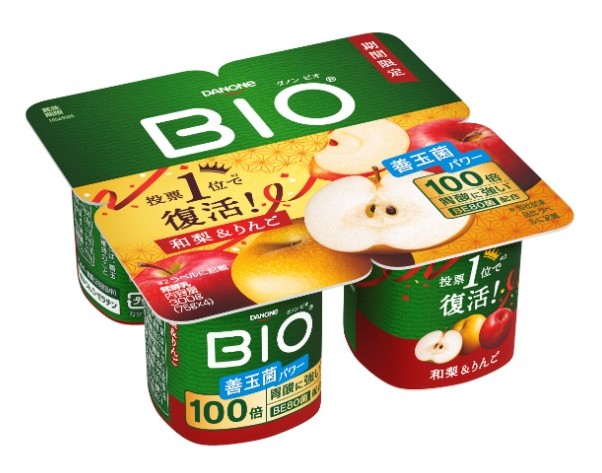 ビオ 和梨&りんご75g×4 ダノン