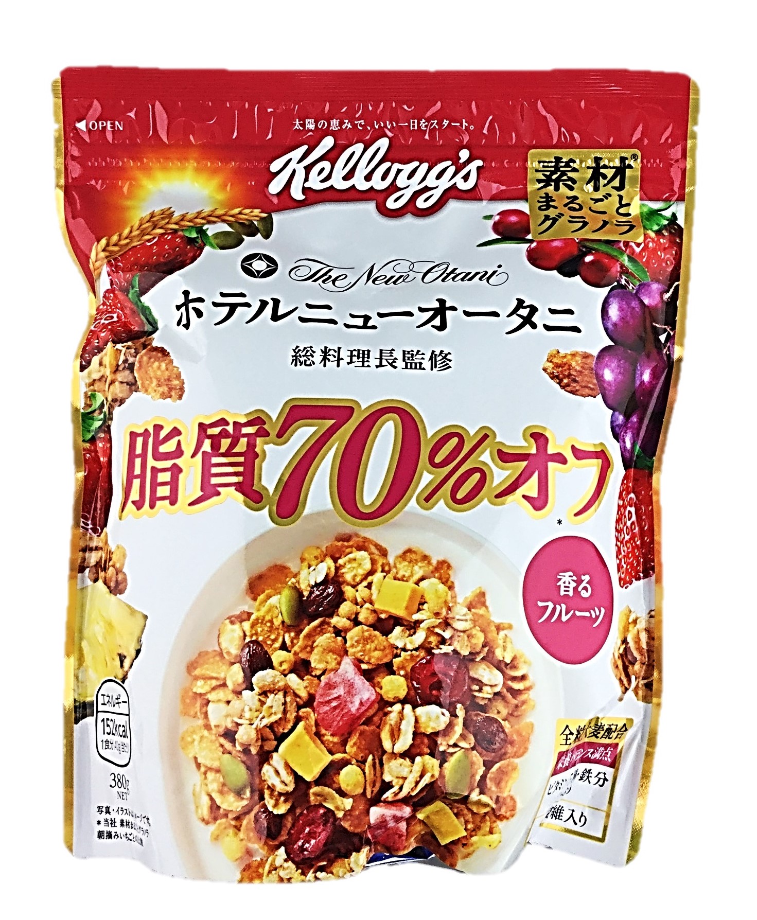 素材まるごとグラノラ 脂質70%オフ38