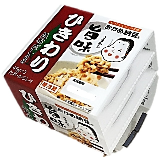 旨味ひきわり45g×3 おかめ納豆