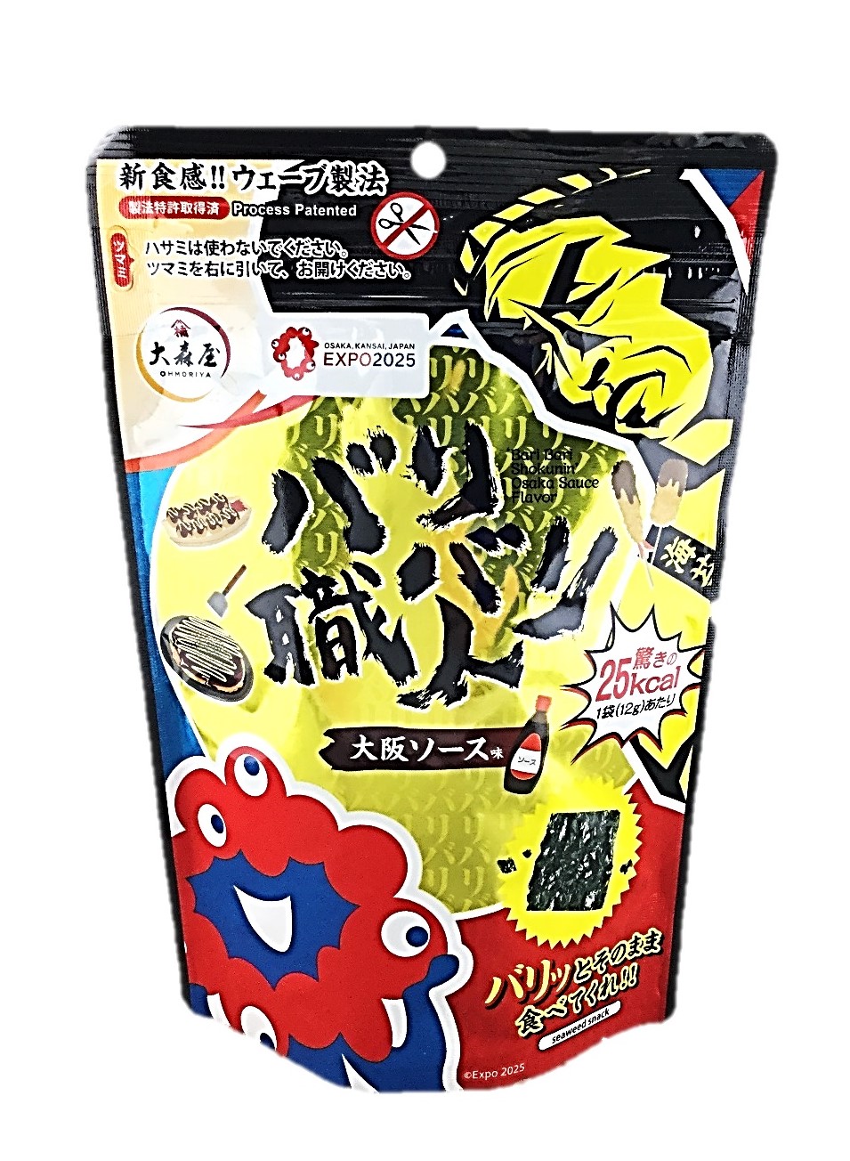 バリバリ職人大阪ソース味12g 大森屋