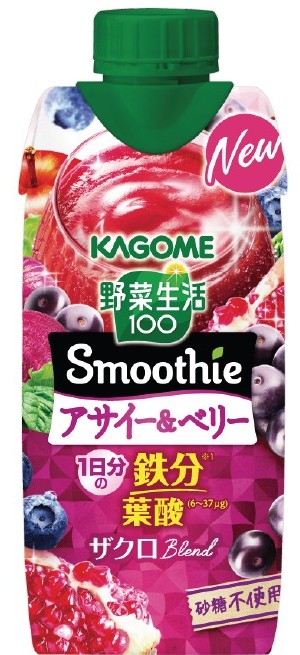 野菜生活 スムージー アサイー&ベリーミ