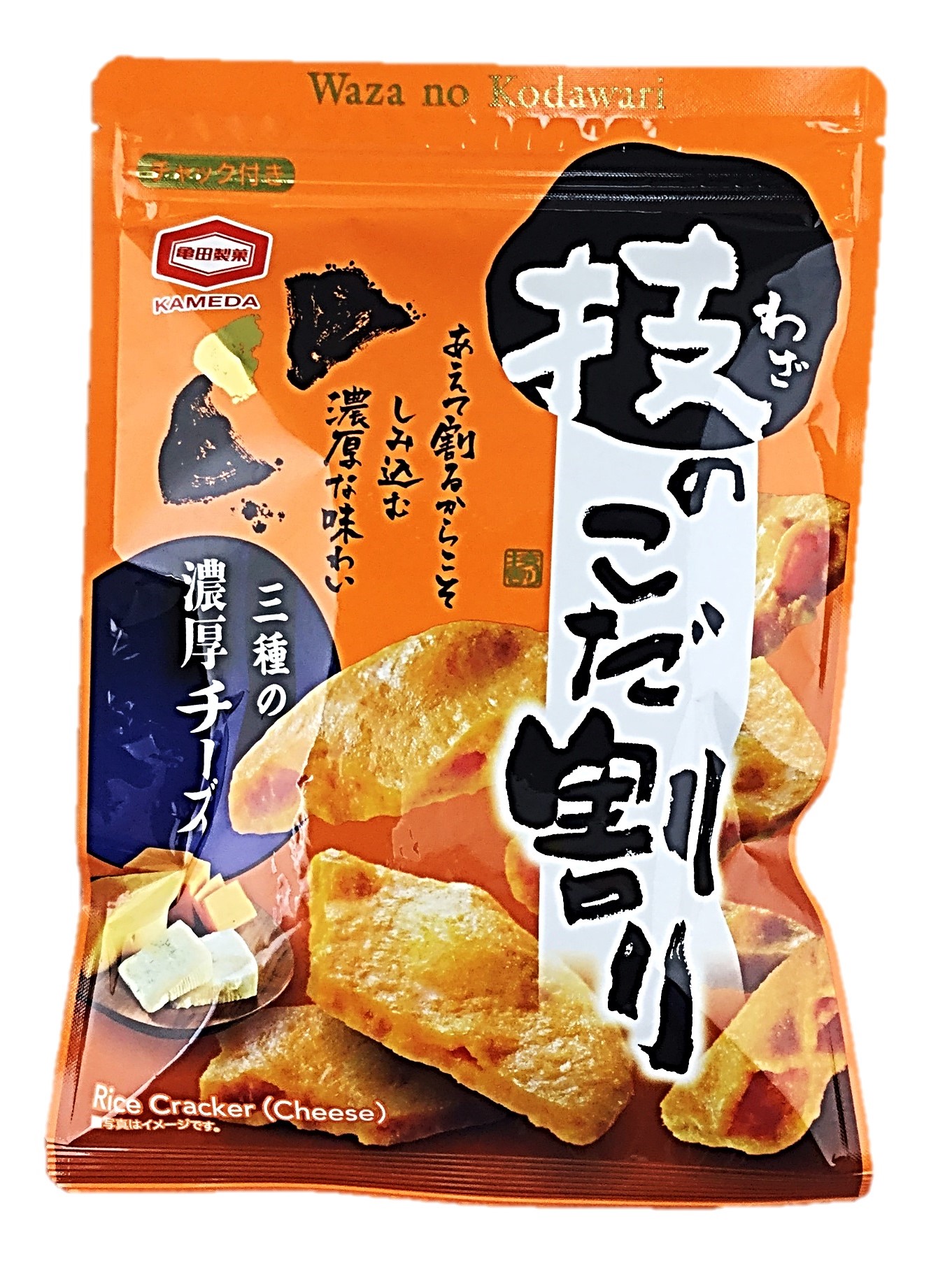 技のこだ割り濃厚チーズ80g 亀田製菓