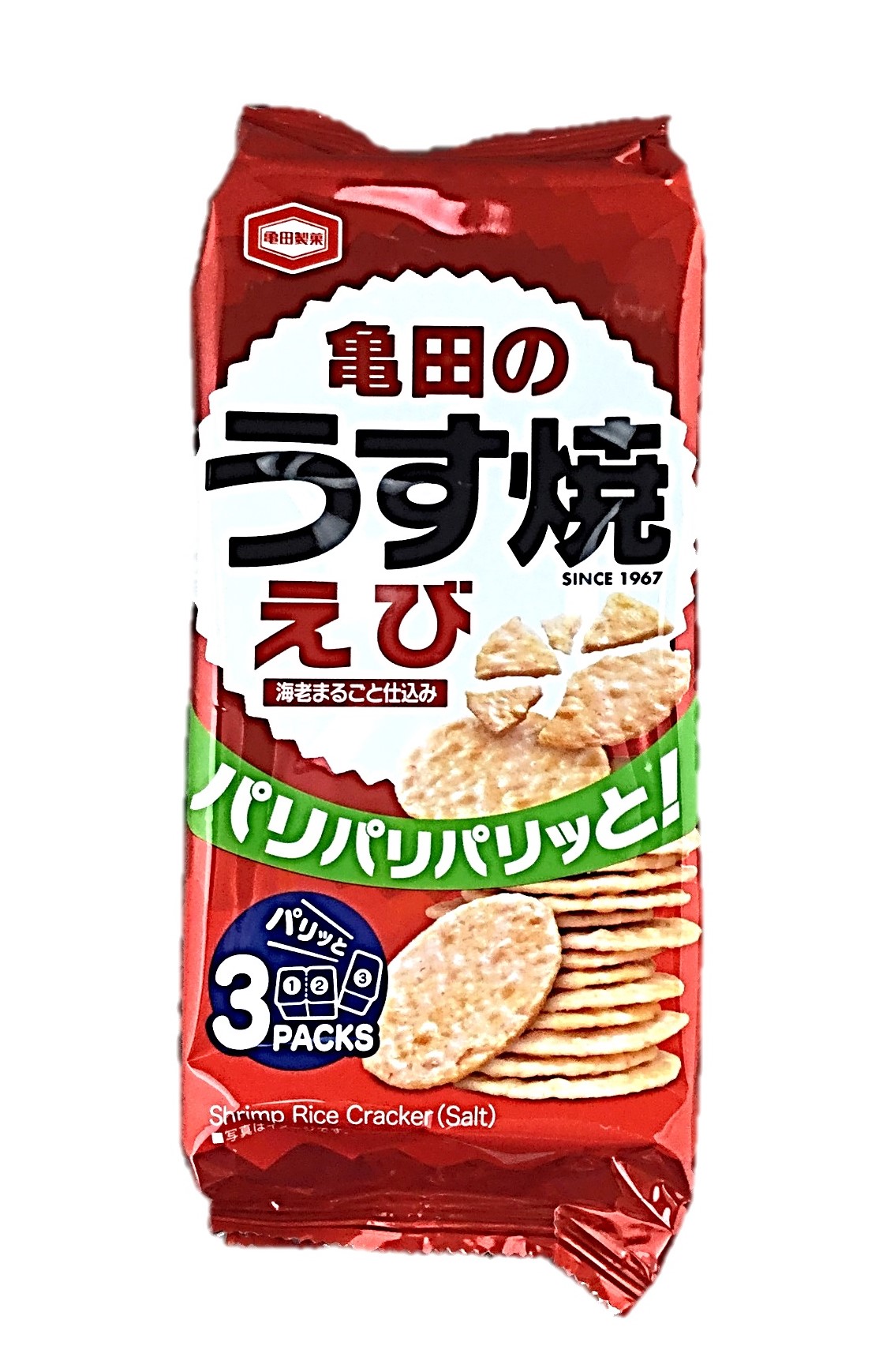 亀田のうす焼えび70g 亀田製菓