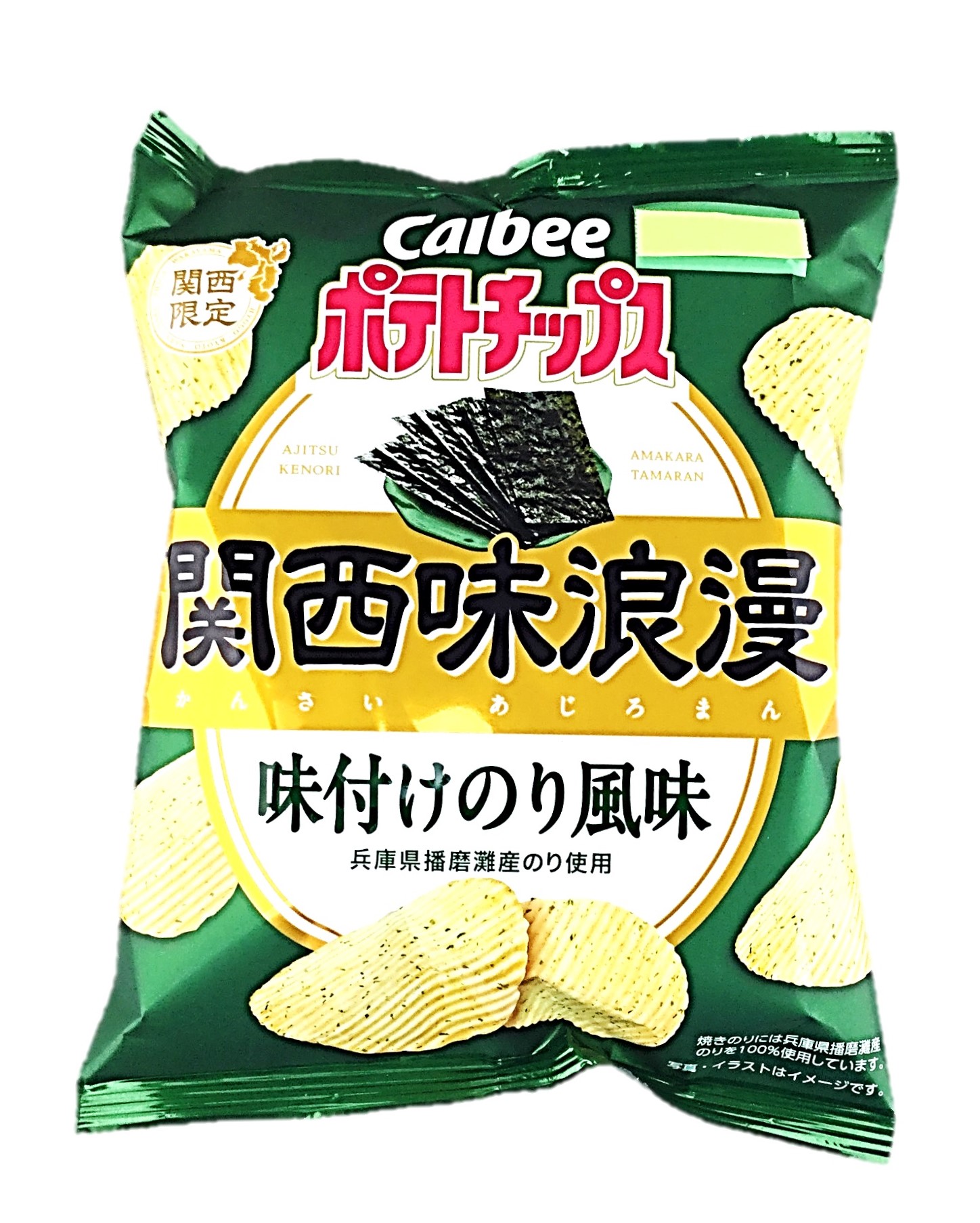 ポテトチップス関西味浪漫味付けのり風味6