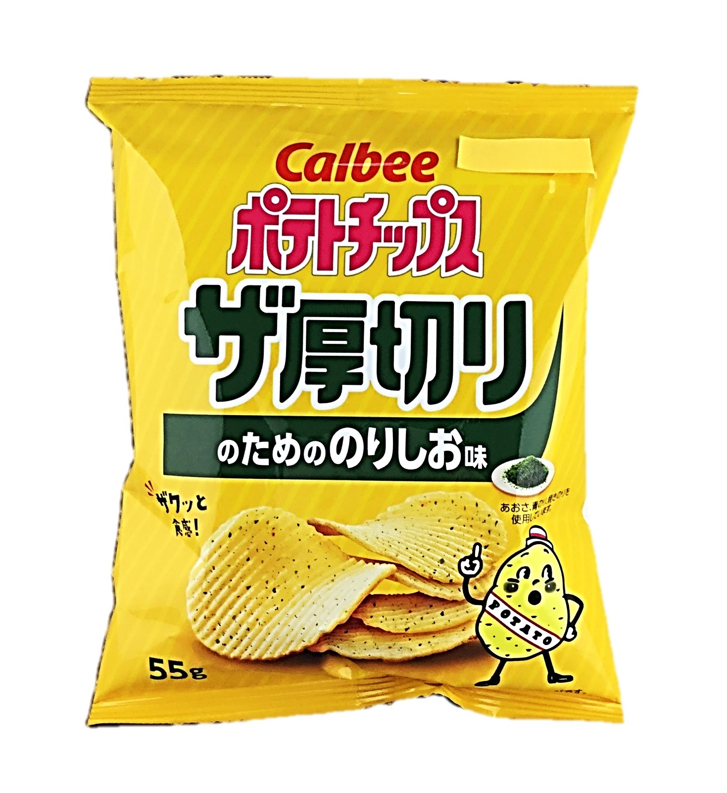 ポテトチップスザ厚切りのためののりしお味