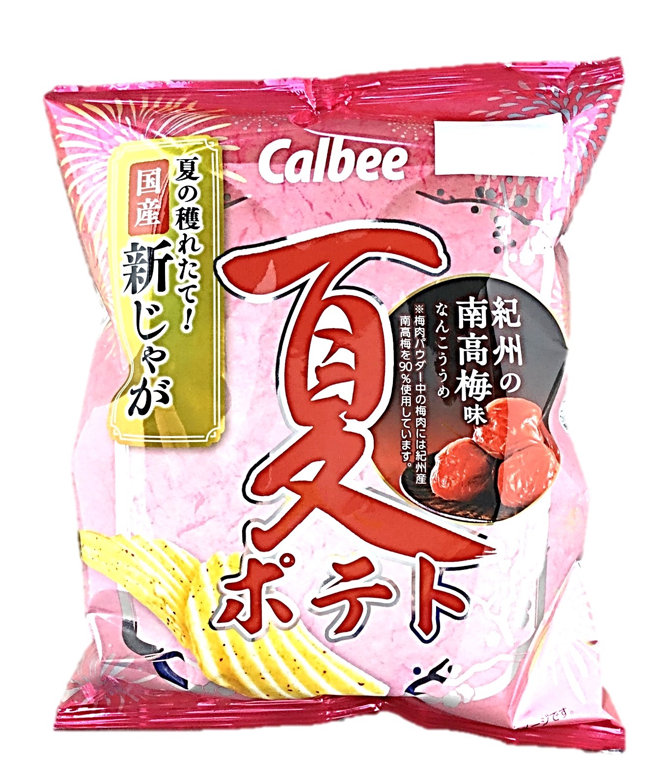 夏ポテト紀州の南高梅味61g カルビー