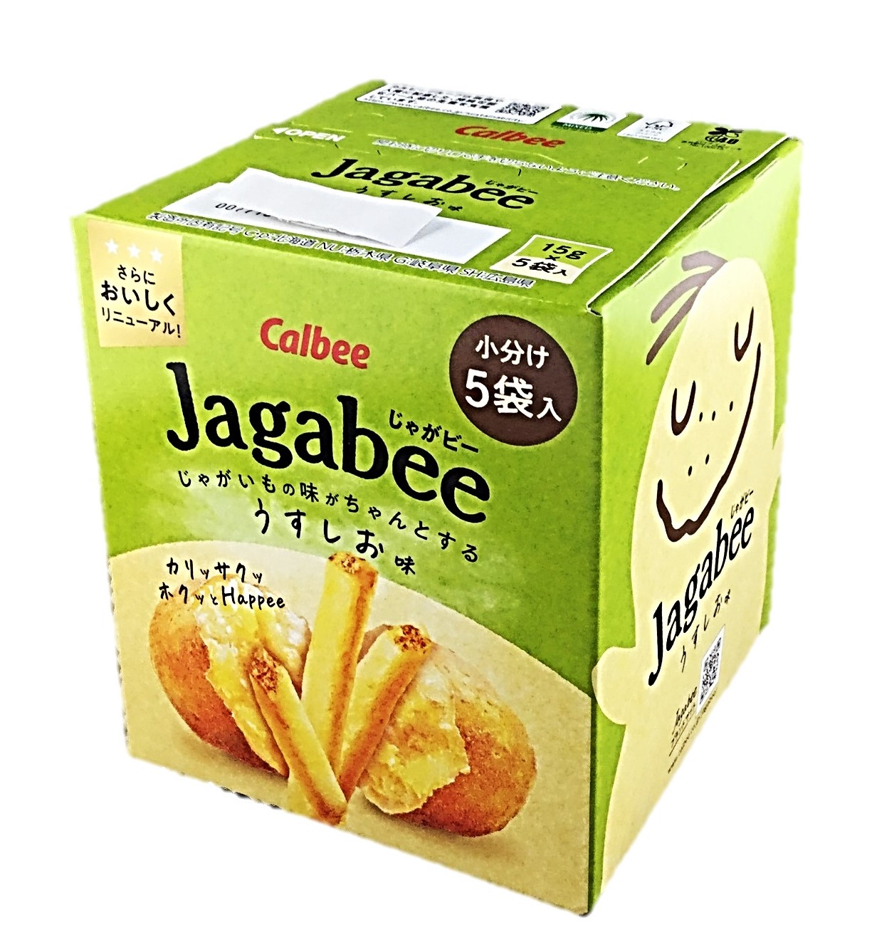 JAGABEEうすしお味75g カルビー