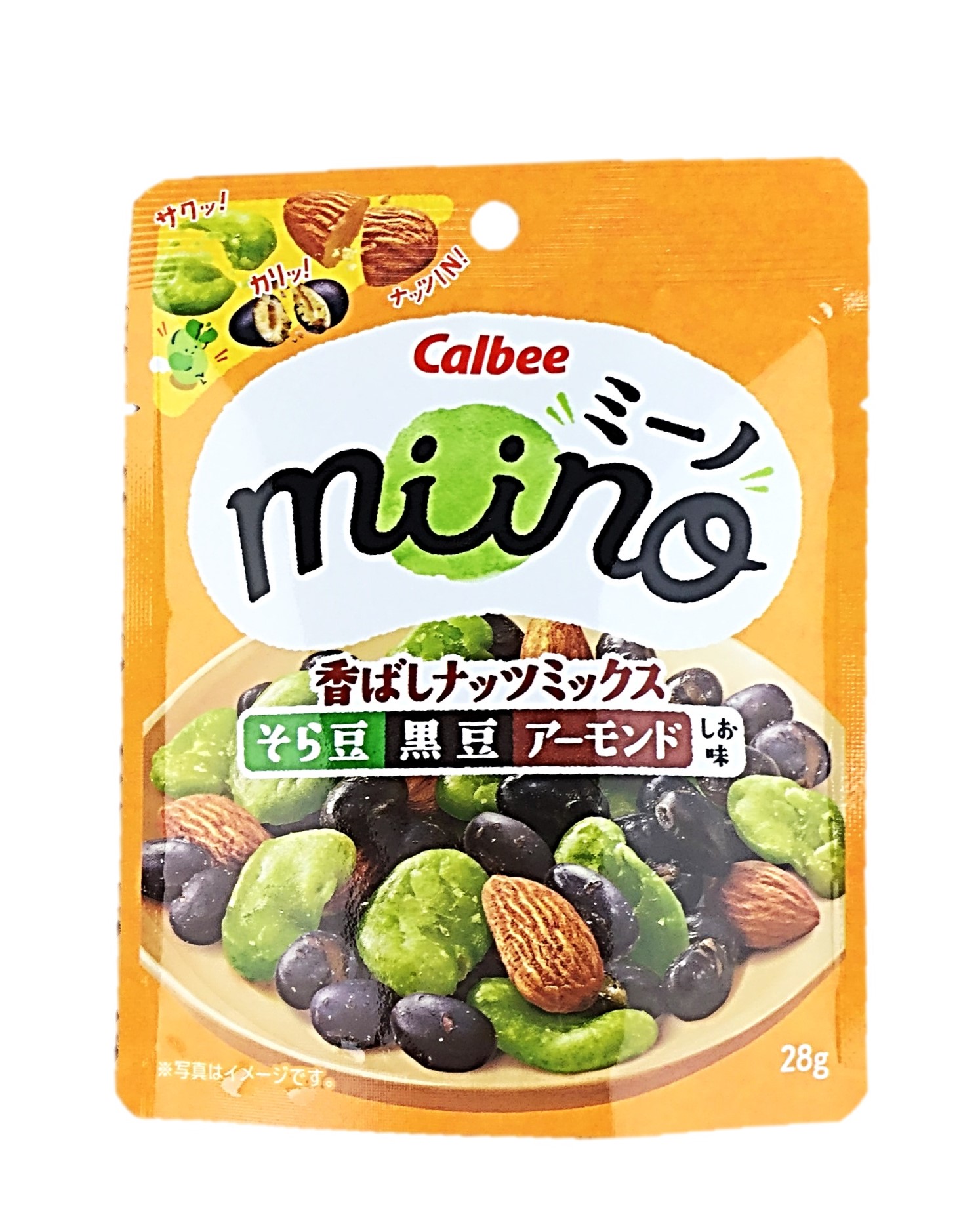 miinoナッツそら豆黒豆アーモンドしお