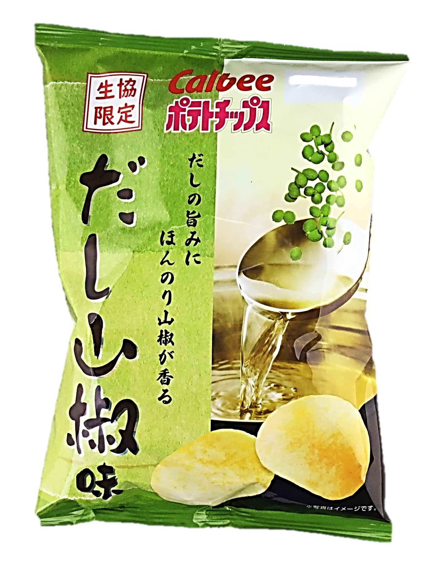 ポテトチップスだし山椒味55g カルビー