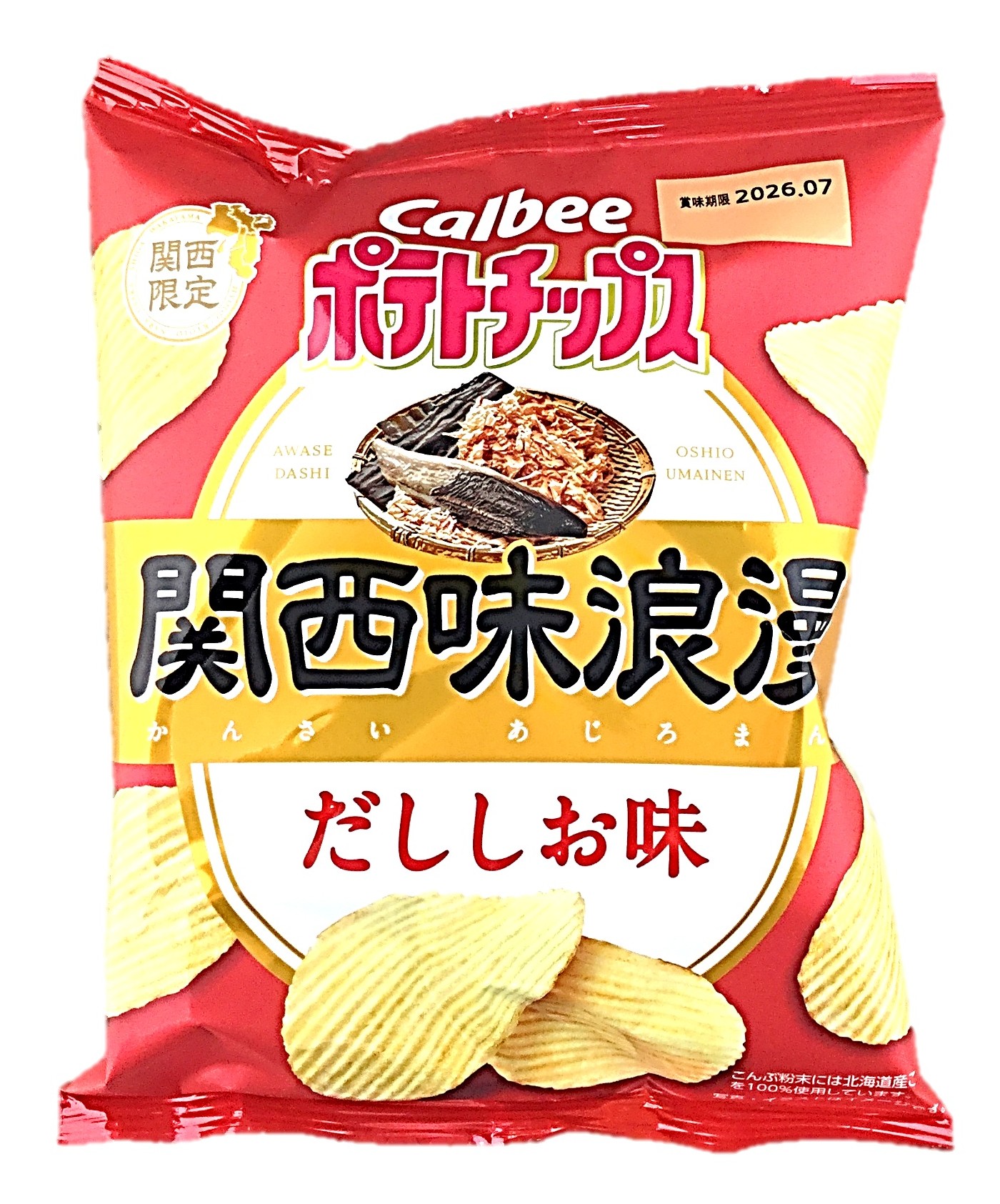 ポテトチップス関西味浪漫だししお味 57