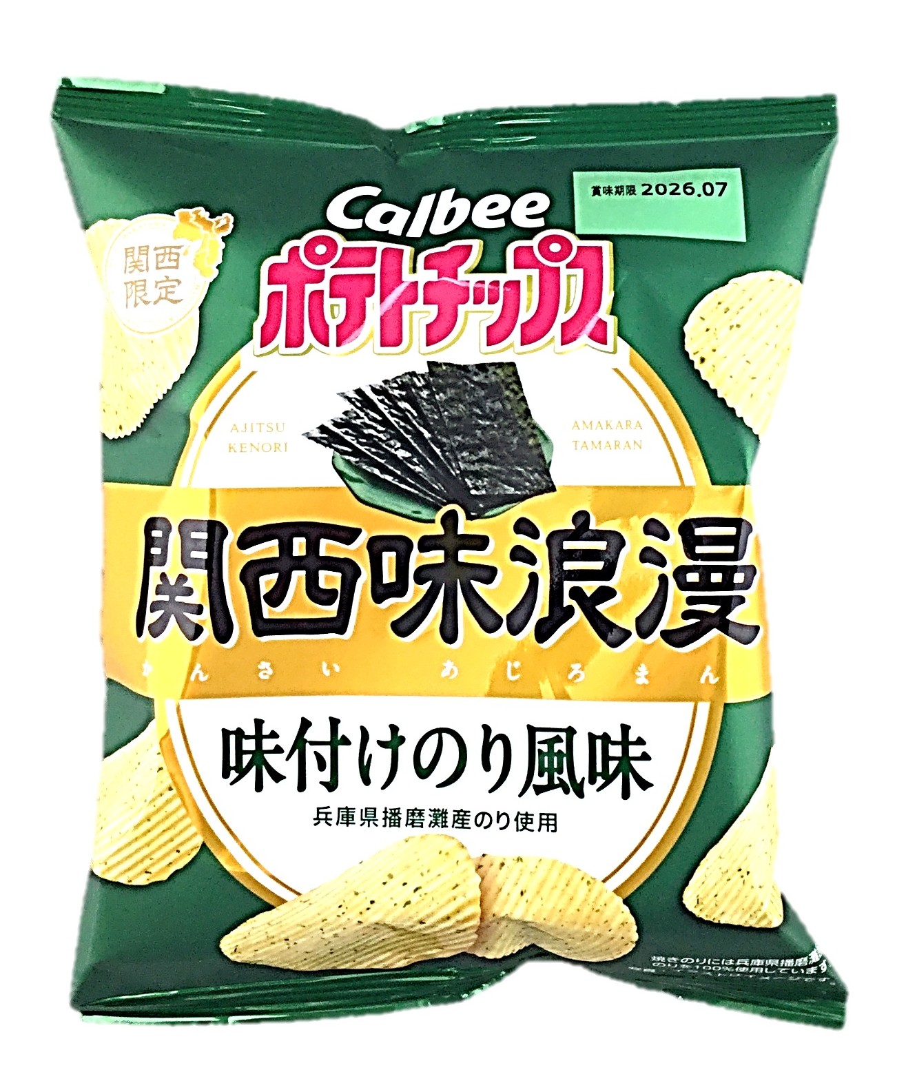 ポテトチップス関西味浪漫味付けのり風味5