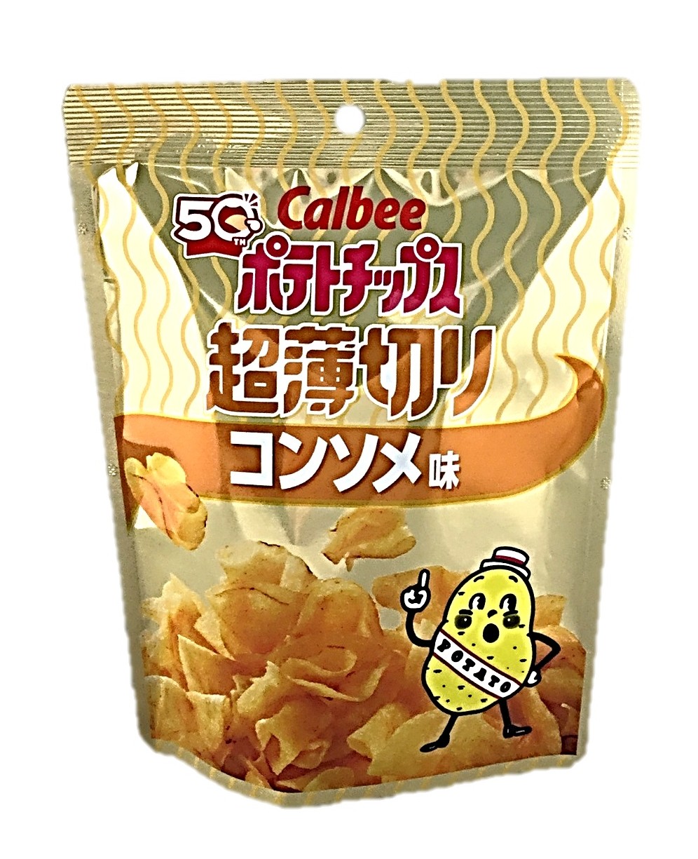 ポテトチップス超薄切りコンソメ味40g