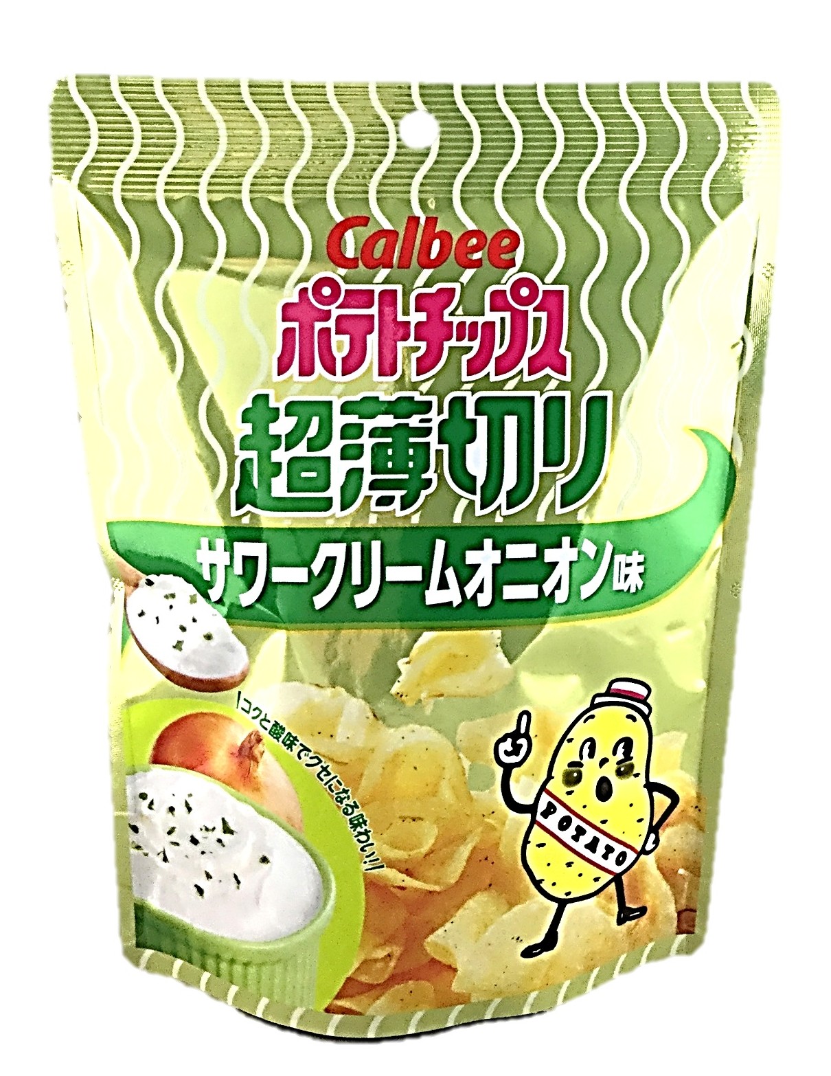 ポテトチップス超薄切りサワークリームオニ