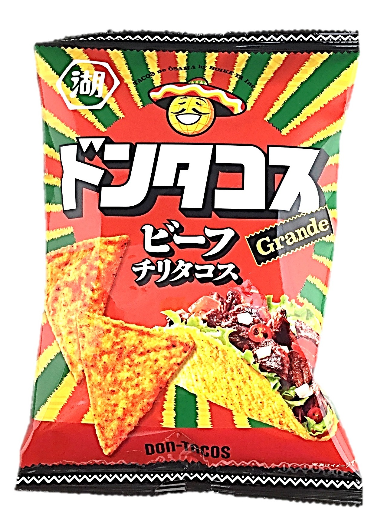 ドンタコス ビーフチリタコス57g 湖池
