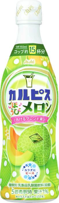 カルピスごほうびメロン470ml アサヒ