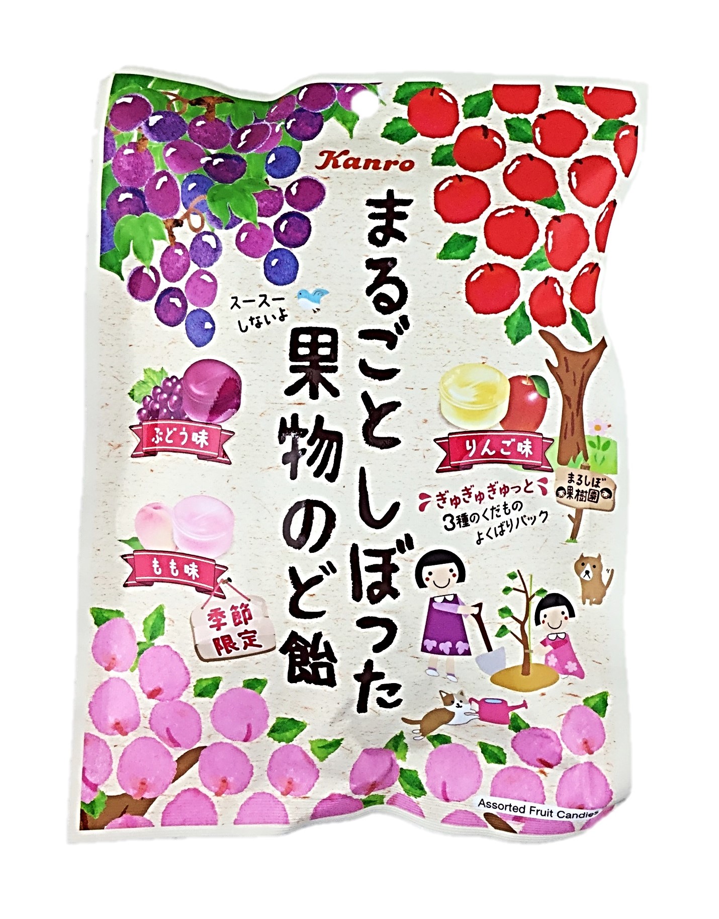 まるごとしぼった果物のど飴80g カンロ