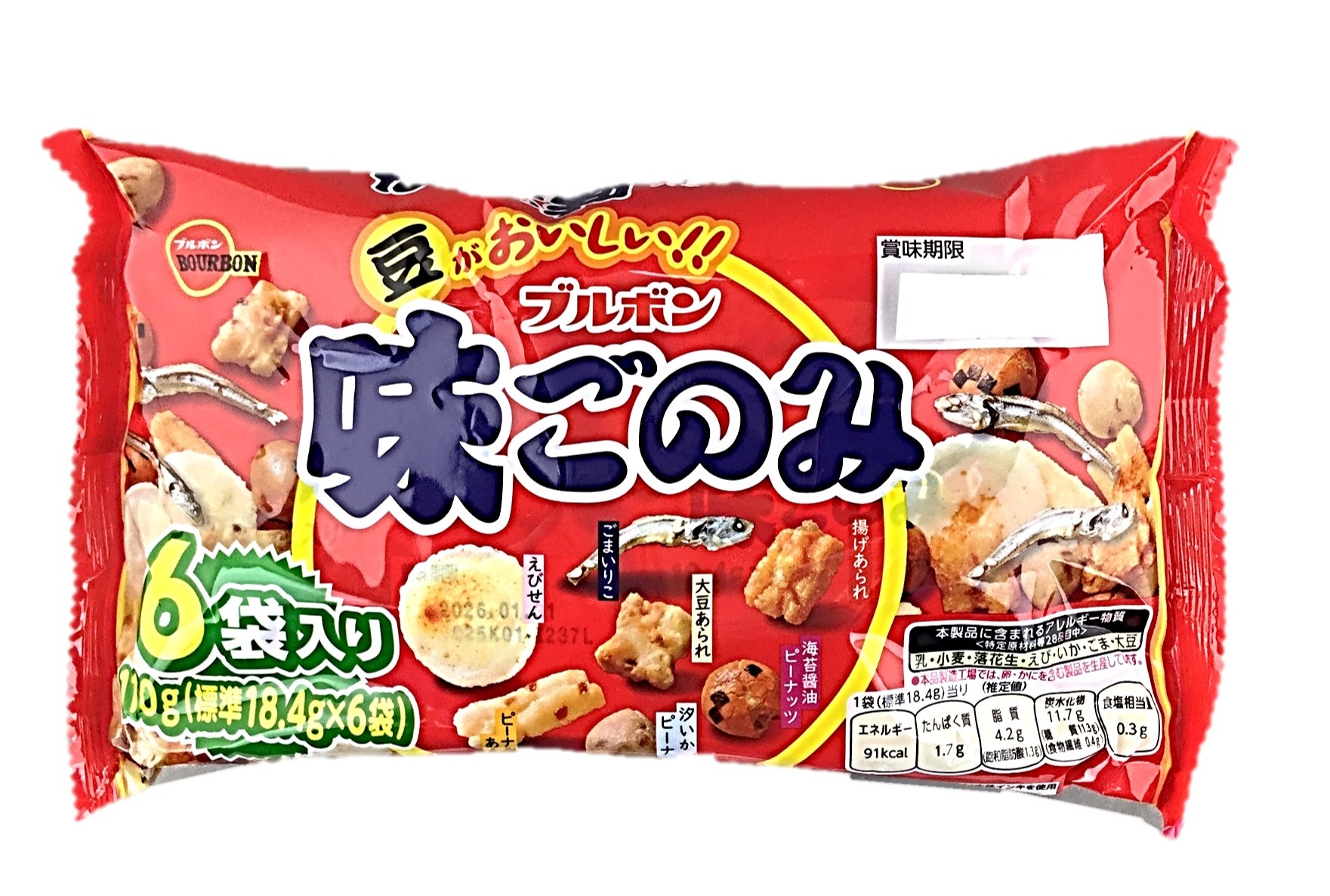 味ごのみ ファミリー110g ブルボン