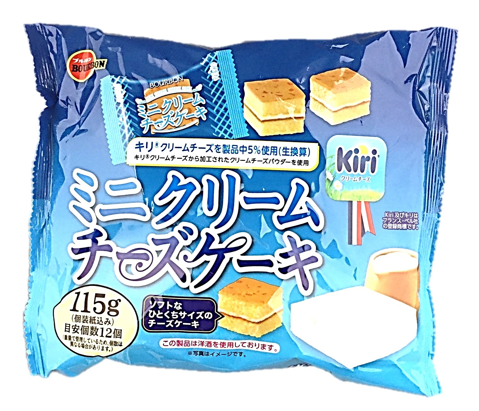 ミニクリームチーズケーキ115g ブルボ