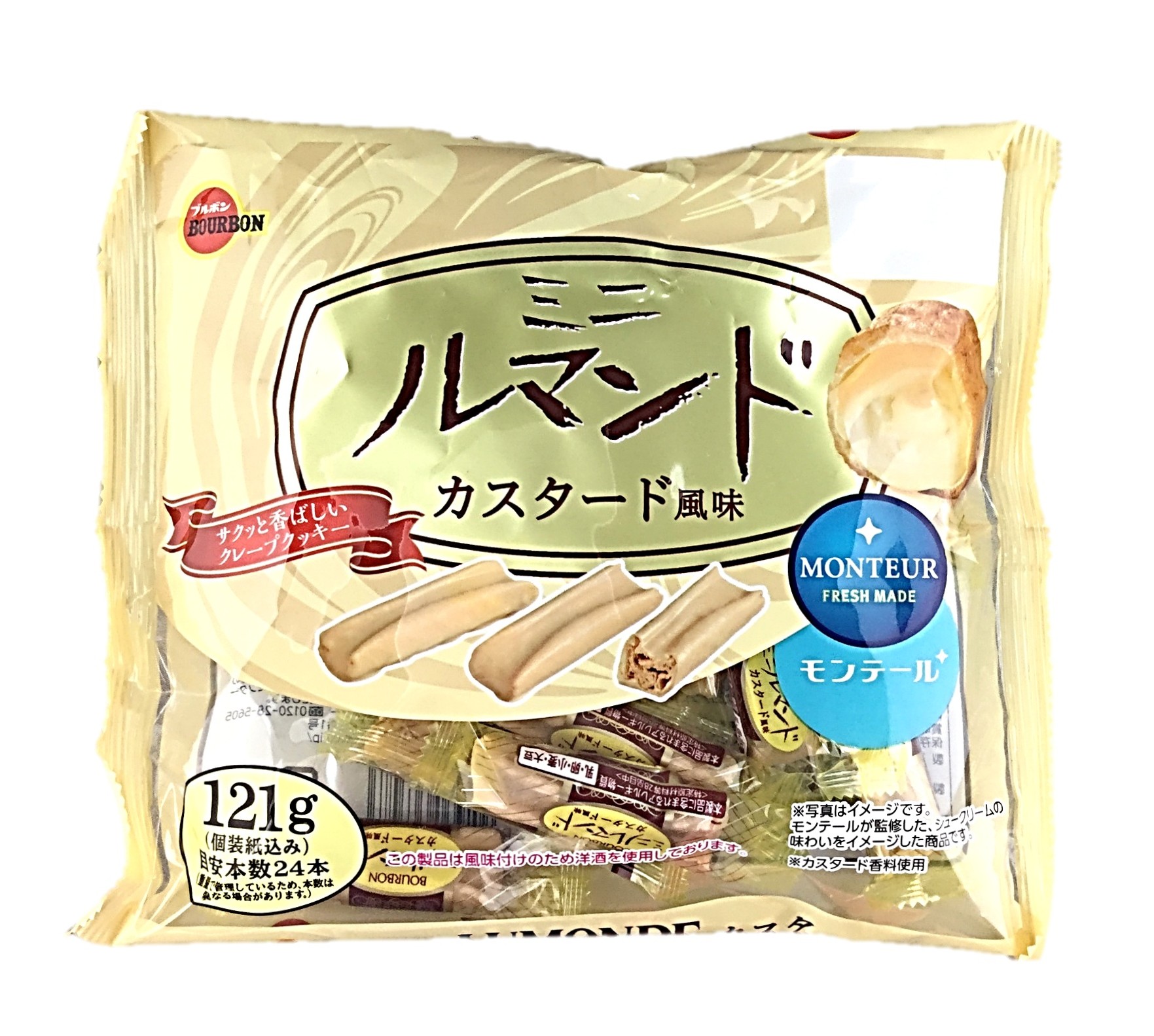 ミニルマンドカスタード風味121g ブル