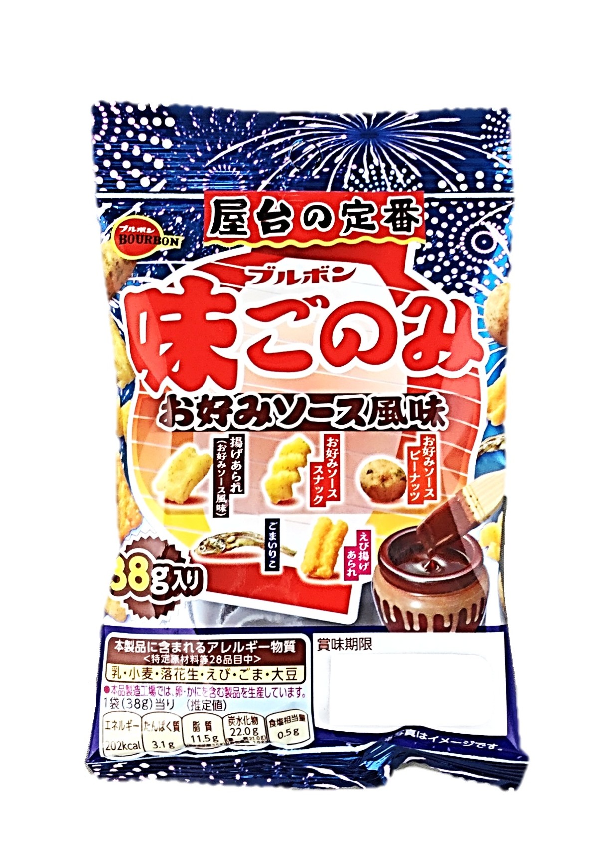 味ごのみ お好みソース風味38g ブルボ