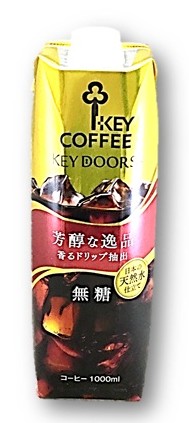 リキッドコーヒー 天然水 無糖1000m