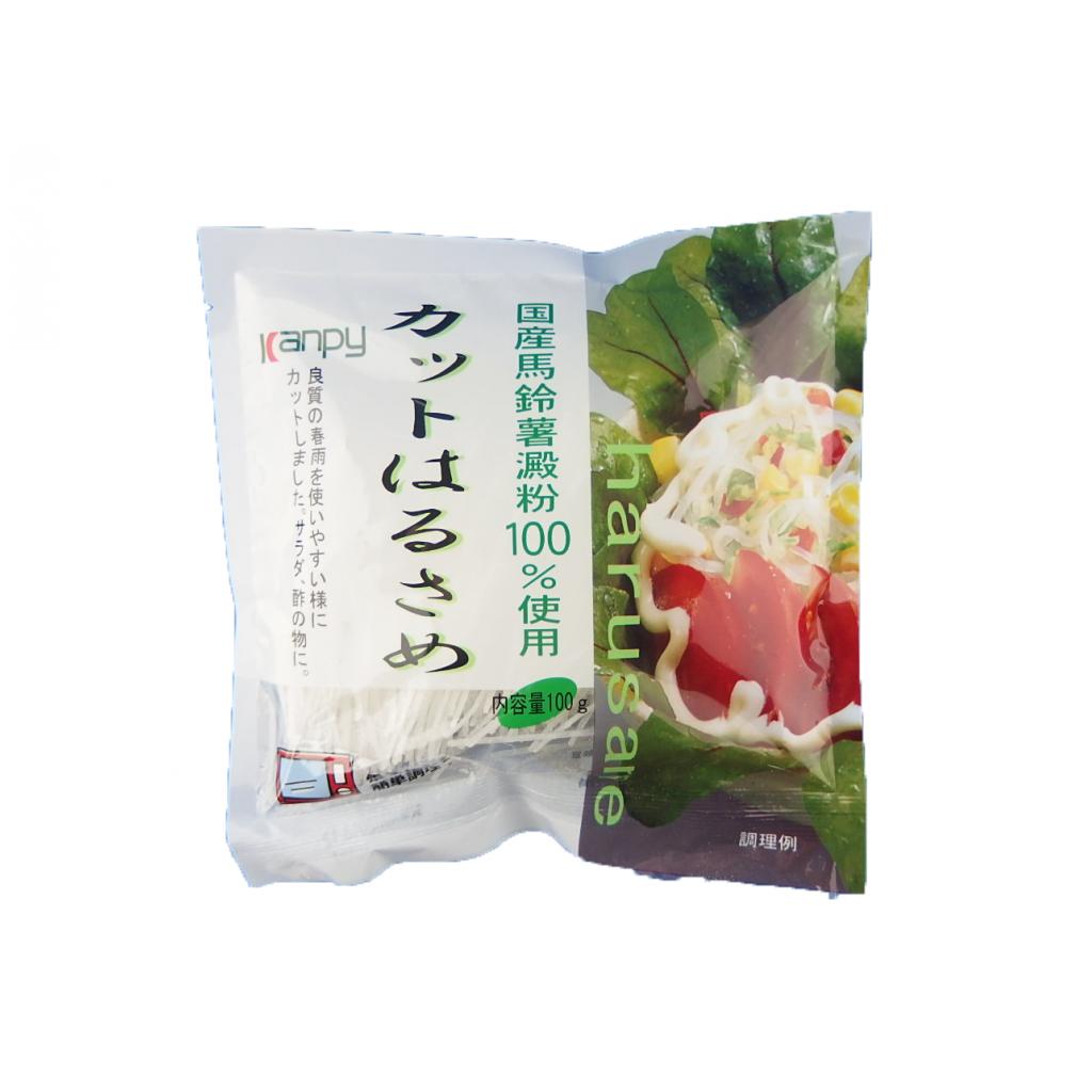 国産馬鈴薯澱粉カットはるさめ100g カ