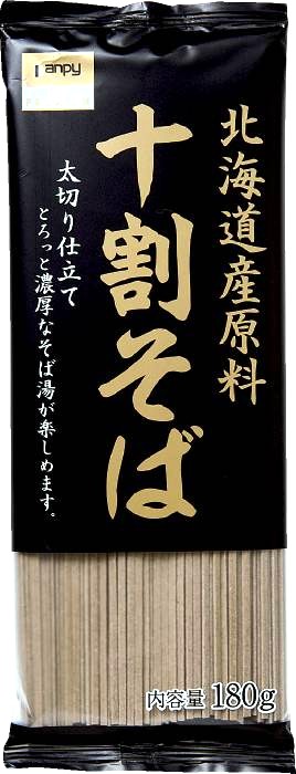 北海道産原料 十割そば180g カンピー