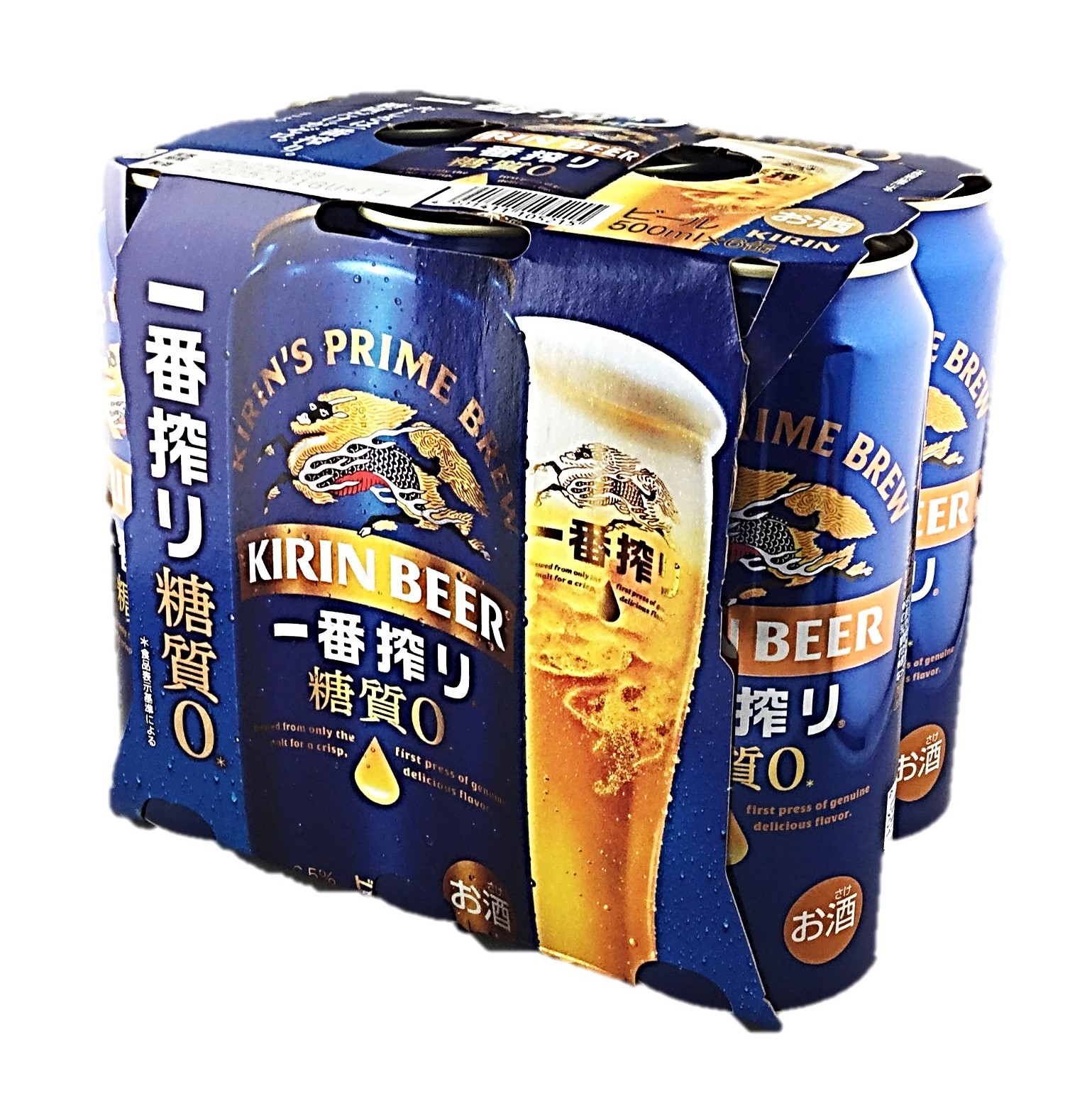 一番搾り糖質ゼロ 500ml×6 キリン
