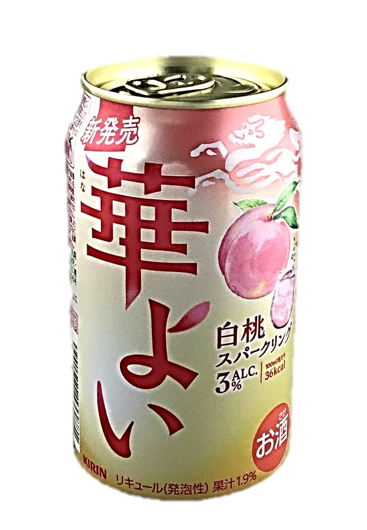 華よい 白桃スパークリング350ml キ
