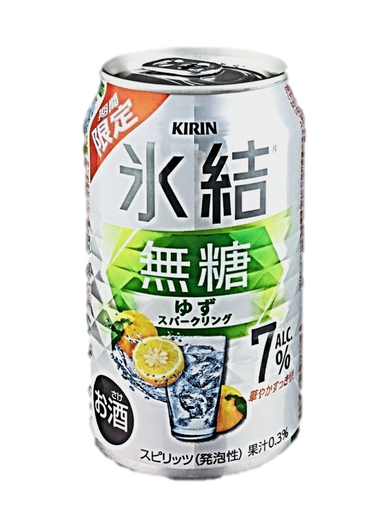 氷結無糖ゆずスパークリング AlC.7%